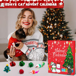 Christmas Advent Calendar 2025 Pet Toys Cat Dog Interactive Play Toy Blind Boxes Holiday Pet Decoration