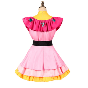 Oshi no Ko Cosplay Costume Ai Hoshino Outfit Pink Uniform Dress Full Set for Teens Adults