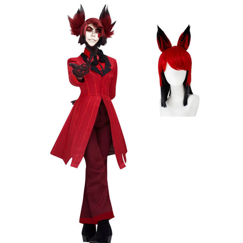 Adult Alastor Costume Cosplay Outfit Radio Demon Cosplay Full Set for Halloween Carnival