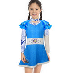 A-Li Aliens Dress Girls Halloween Costume Newest Zombies Cosplay Outfit