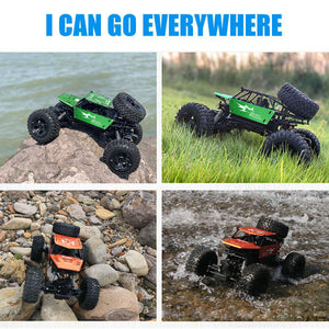 1/8 Amphibious RC Car Big IP66 Water Monster Vehicle 4WD Remote Control Off-road Truck