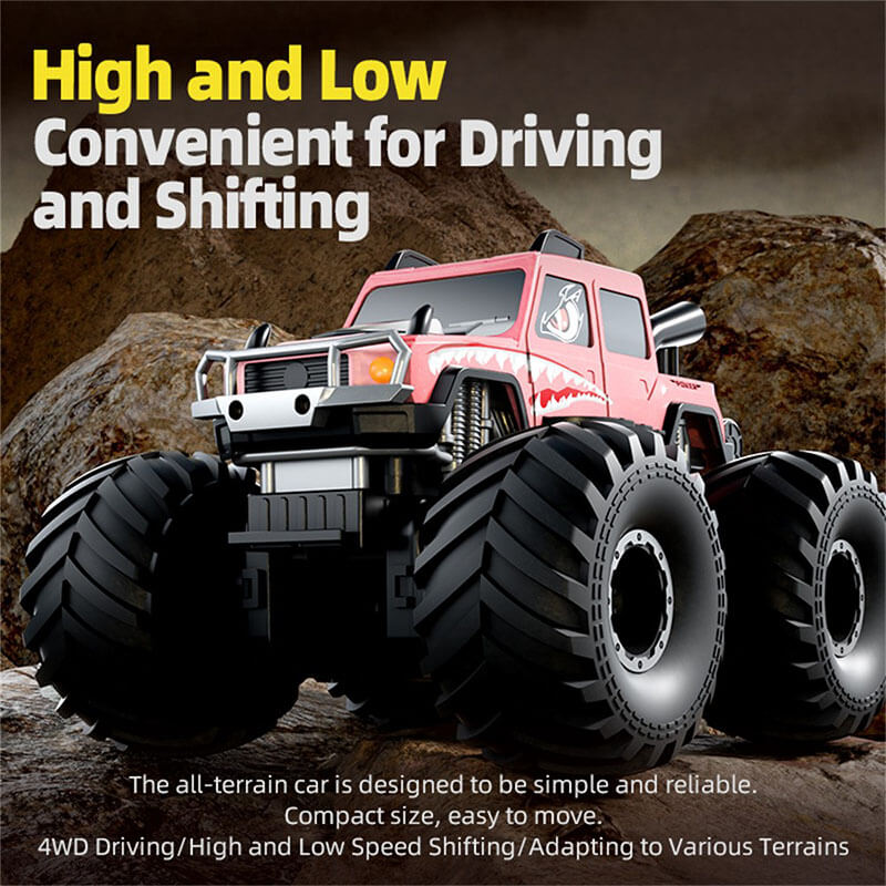 2.4G Amphibious RC Car 360° Rotation Drift Car Waterproof Off-Road Monster Trucks Holiday Toy