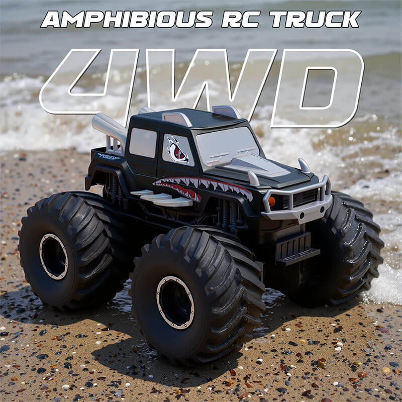 2.4G Amphibious RC Car 360° Rotation Drift Car Waterproof Off-Road Monster Trucks Holiday Toy