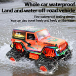 2.4G Amphibious RC Car 4WD Off-road Vehicle 360° Stunt Climbing Car Outdoor Waterproof Toy