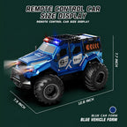 2.4GHz Amphibious RC Car Transformable RC Off-Road Vehicle with 360° Rotation and Water Spray Function