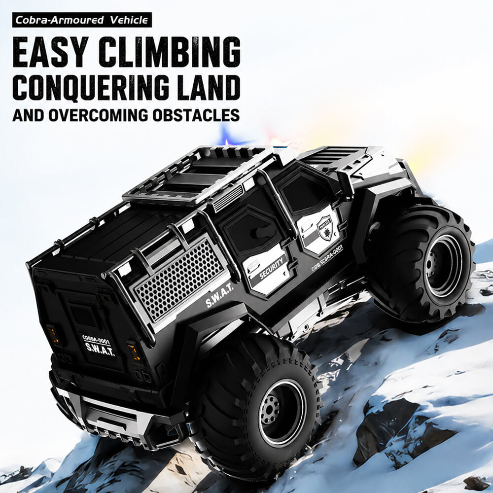 2.4GHz Amphibious RC Car Transformable RC Off-Road Vehicle with 360° Rotation and Water Spray Function