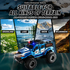 2.4GHz Amphibious RC Car Transformable RC Off-Road Vehicle with 360° Rotation and Water Spray Function