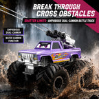 Amphibious RC Car with Water Gun 4WD Monster Truck All-Terrain Remote Control Vehicle For Summer