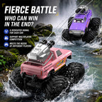 Amphibious RC Car with Water Gun 4WD Monster Truck All-Terrain Remote Control Vehicle For Summer