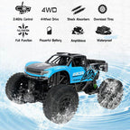 Amphibious RC Car 100% Waterproof Off-Road Monster Vehicle 2.4GH Remote Control Truck
