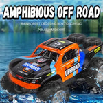 Amphibious Remote Control Car 4WD Off-road vehicle Waterproof 2.4G RC Truck Summer Toy