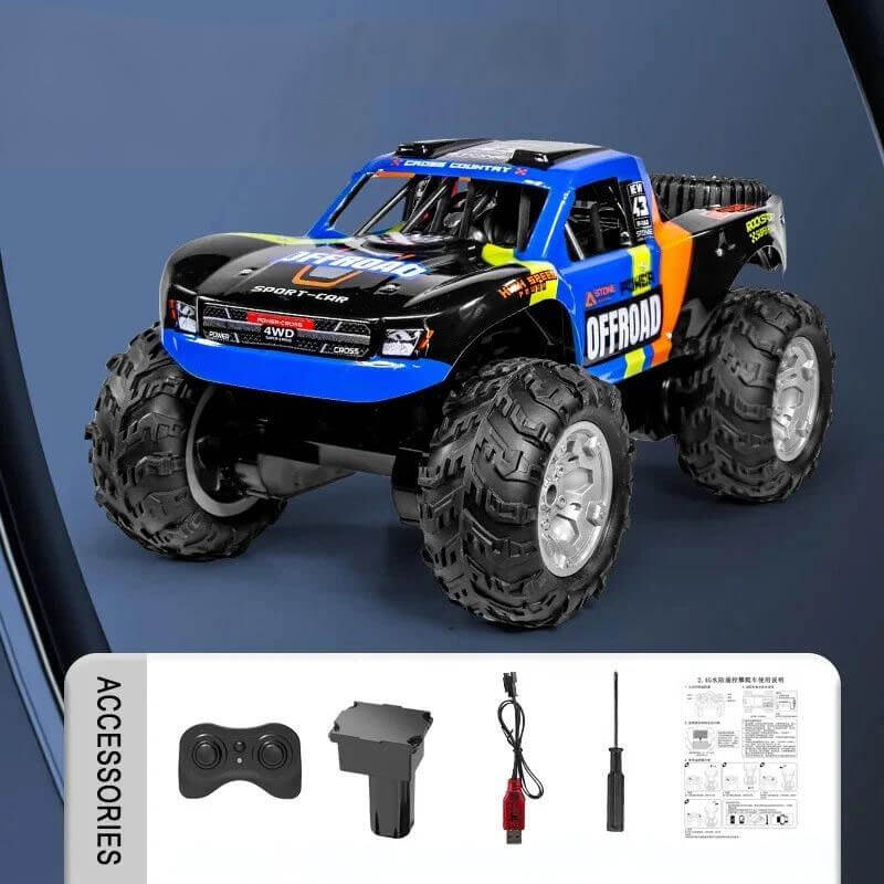 Amphibious Remote Control Car 4WD Off-road vehicle Waterproof 2.4G RC Truck Summer Toy
