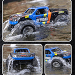 Amphibious Remote Control Car 4WD Off-road vehicle Waterproof 2.4G RC Truck Summer Toy