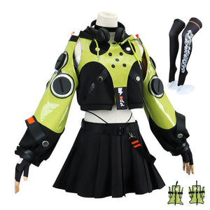 Female Anby Demara Outfit Game ZZZ Halloween Cosplay Costume Carnival Party Suit