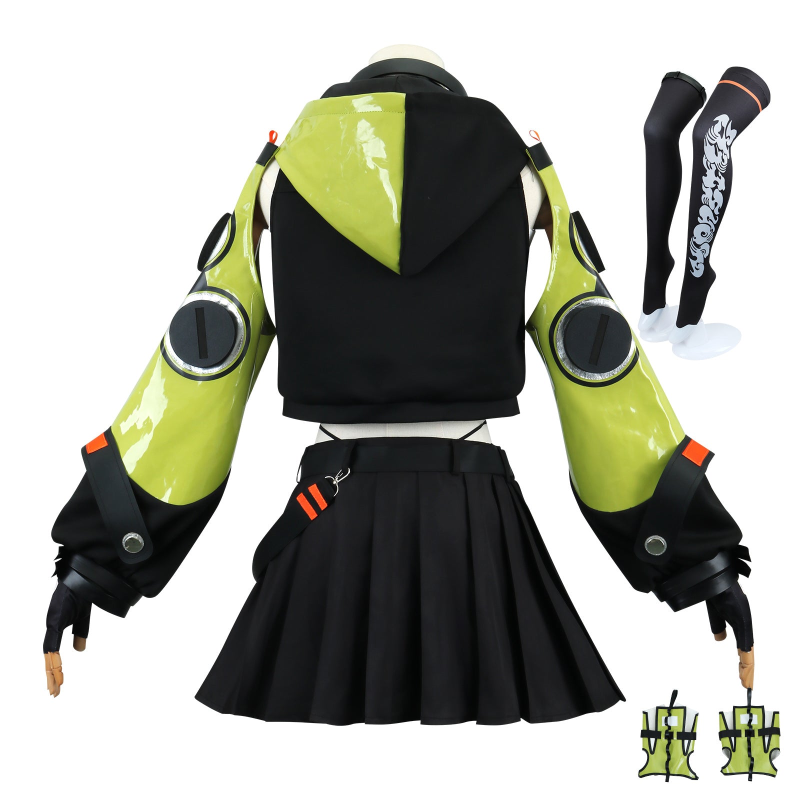 Female Anby Demara Outfit Game ZZZ Halloween Cosplay Costume Carnival Party Suit