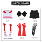 Adult Angel Dust Costume Hazbin Four Arms Hotel Cosplay Outfits Party Carnival Cosplay Costumes