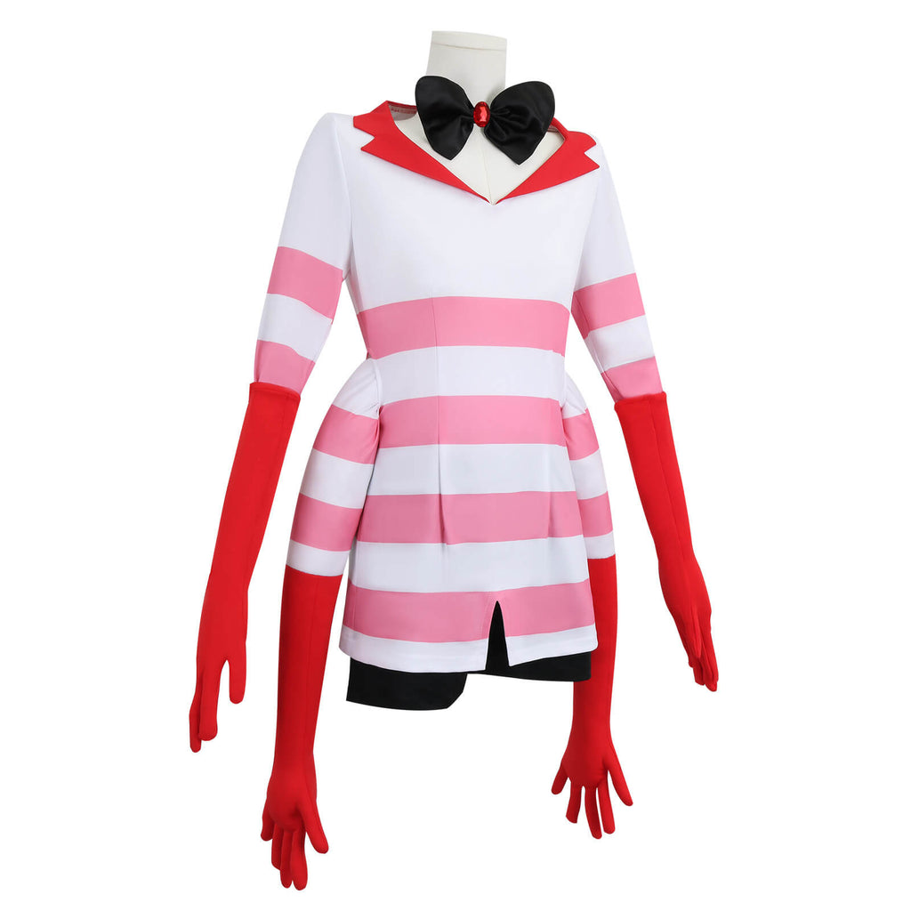 Adult Angel Dust Costume Hazbin Four Arms Hotel Cosplay Outfits Party ...