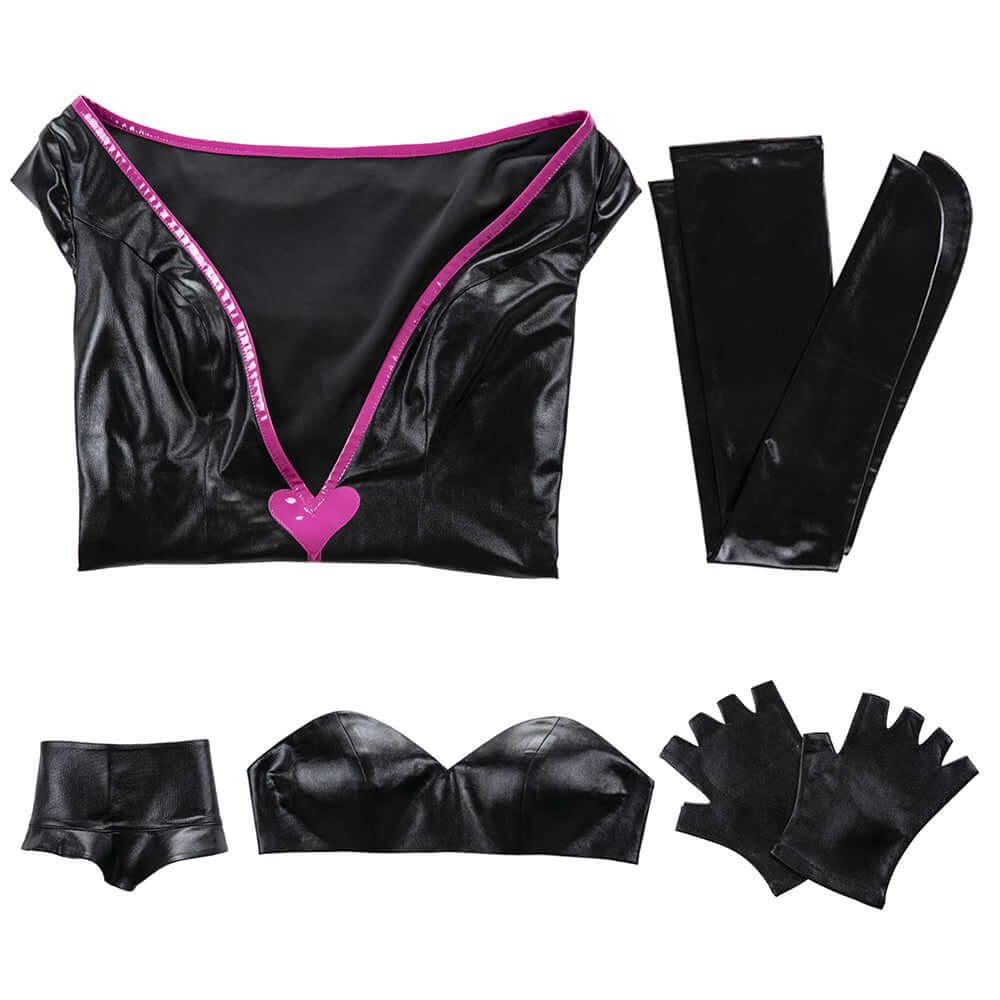 Angel Dust Leather Costume Poison Cosplay Outfit