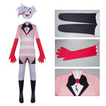 Hazbin Hotel Cosplay Jumpsuit with Mask Party Carnival Halloween Costumes