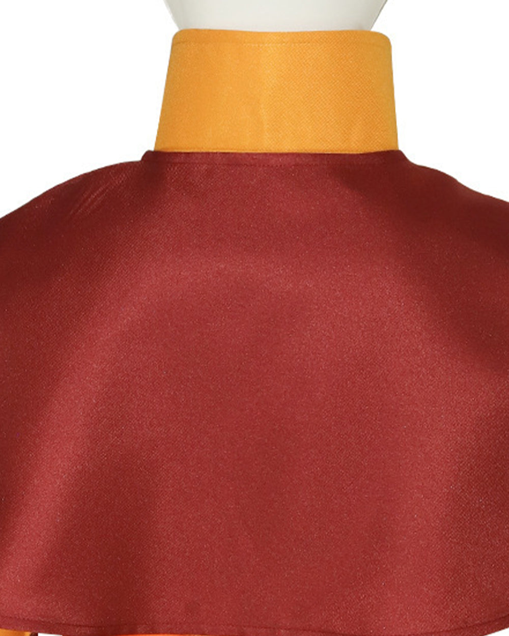 Airbender Master Costume Orange Outfit with Shoulder Mantle for Boys Mens Halloween Cosplay