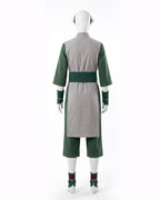 Toph Cosplay Costume Green Earthbending Suit with Hairband for Adults Kids Stage Performance