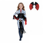 Fire Clan Varang Outfit Ash People Jumpsuit Tail Headgear with Fringes Accessories for Cosplay