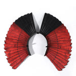 Fire Clan Varang Outfit Ash People Jumpsuit Tail Headgear with Fringes Accessories for Cosplay