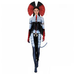 Fire Clan Varang Outfit Ash People Jumpsuit Tail Headgear with Fringes Accessories for Cosplay