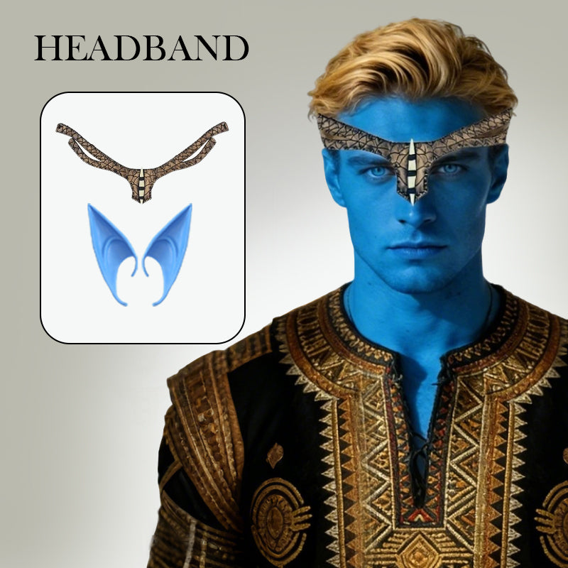 Jake Sully Cosplay Outfit Blue/Brown Full Zentai Bodysuit Na'vi Costume