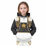 Golden Hoodie and Pants Outfit Pop Star Performance Set Everyday Casual Streetwear