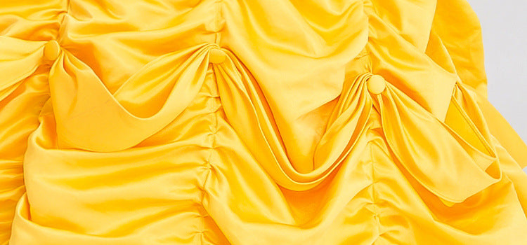 Deluxe Belle Dress Women's Cosplay Costume Princess Belle Costume