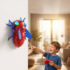 2.4G Spider RC Car Dual-Mode Action Wall-Climbing Toy with Customizable Posture and RGB LED Eyes