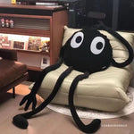 Cute Plush Toy Black Briquette Cushion Long Arms Legs Various Postures Stuffed Doll Pillow Holiday Gift