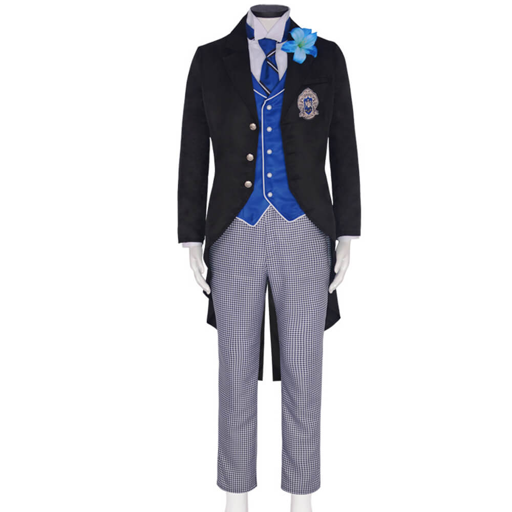 Adult Rorensu Burua Costume Public School Lawrence Bluewer Uniform Suit Cospaly Outfit