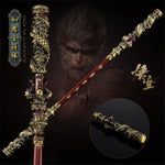 Black Myth Wukong inspired Ruyi Jingu Bang, Wukong weapon, magical iron staff, costume weapon