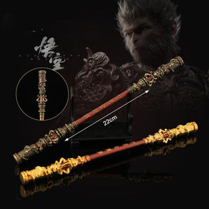 Black Myth Wukong inspired Ruyi Jingu Bang, Wukong weapon, magical iron staff, costume weapon