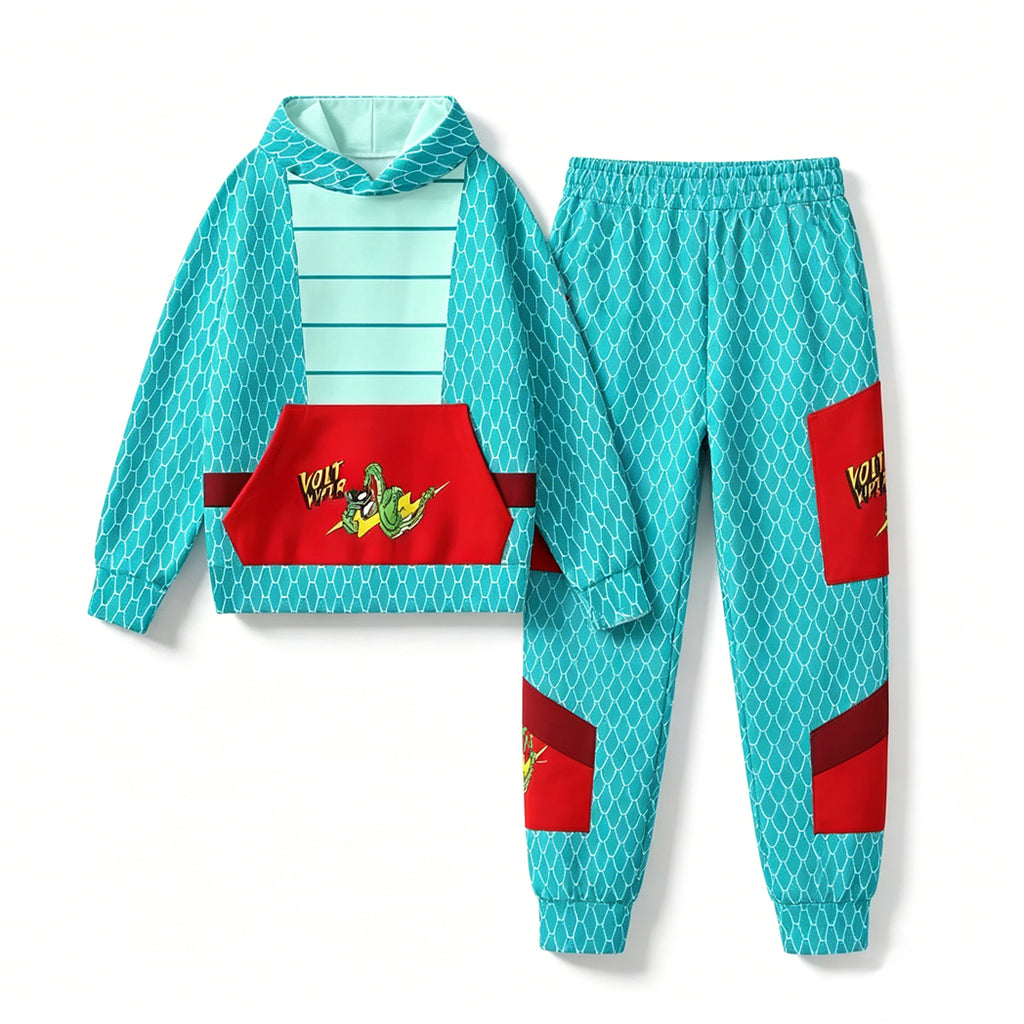 Snake Gary Hoodie and Pants Zodiac Hero Gary Sweatshirt Costume for Daily Wear Themed Party