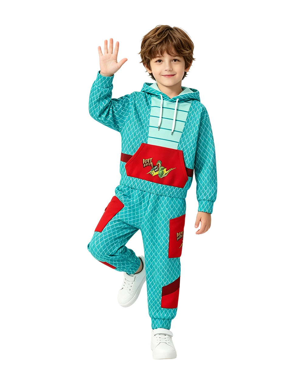 Snake Gary Hoodie and Pants Zodiac Hero Gary Sweatshirt Costume for Daily Wear Themed Party