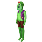 Kids Cactus Brawler Costume Green Jumpsuit and Helmet 2pcs Suit for Cosplay
