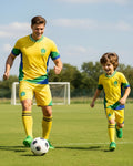 Brazil Soccer Team Jersey Father Son 2026 Football Uniform 3pcs Set for Stadium Cheering Events