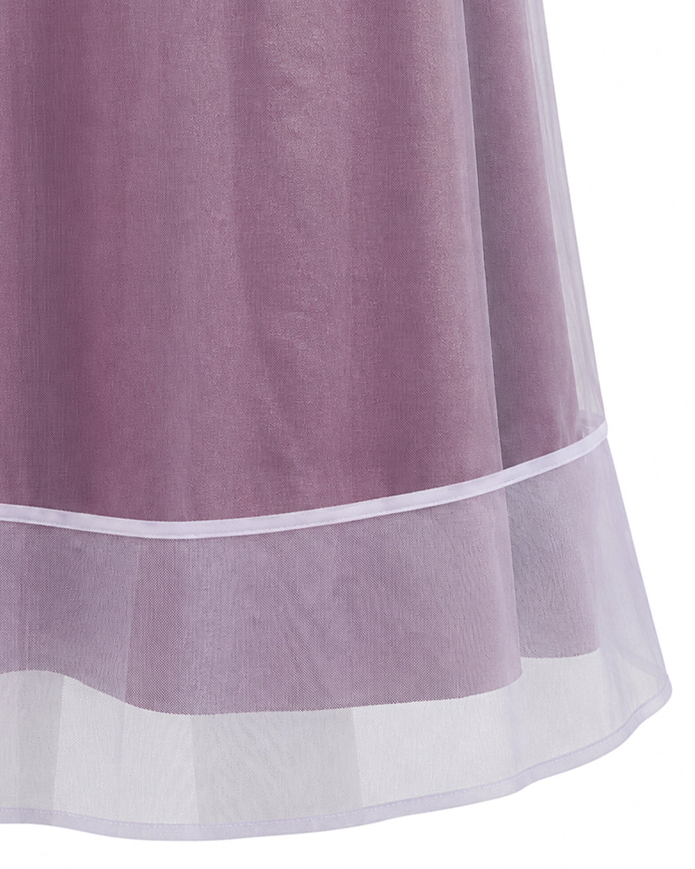 Women Maid Costume Victorian Long Sleeve Maxi Double Layer Gown for Themed Parties