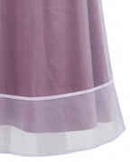 Women Maid Costume Victorian Long Sleeve Maxi Double Layer Gown for Themed Parties