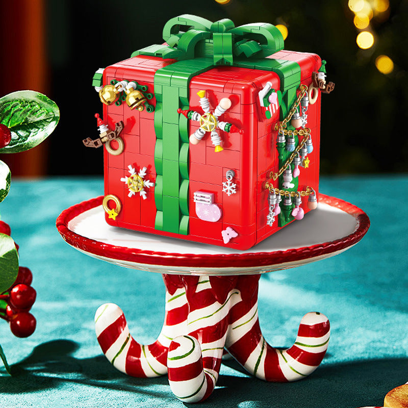 527pcs / 1100pcs Building Block Music Box Creative Puzzle Educational Toy Christmas Surprise Gift For Children