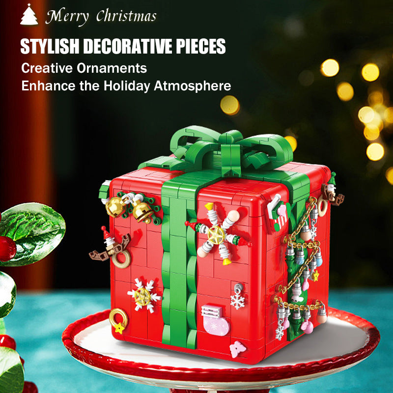 527pcs / 1100pcs Building Block Music Box Creative Puzzle Educational Toy Christmas Surprise Gift For Children