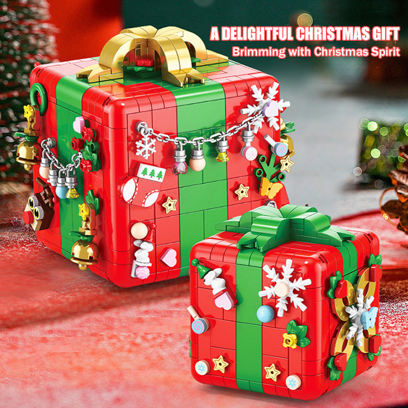 527pcs / 1100pcs Building Block Music Box Creative Puzzle Educational Toy Christmas Surprise Gift For Children