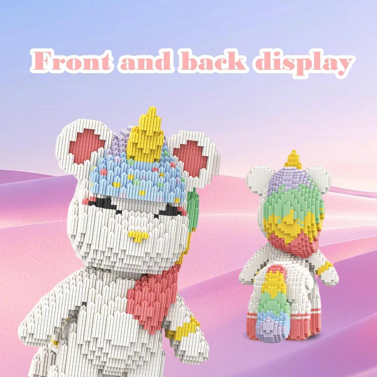 Building Blocks Set Toys Deer Unicorn Christmas Gift Educational Toys Holiday Decorations