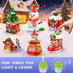 923PCS Building Blocks Set Light Music Educational Toys Christmas Gifts Displayable Model