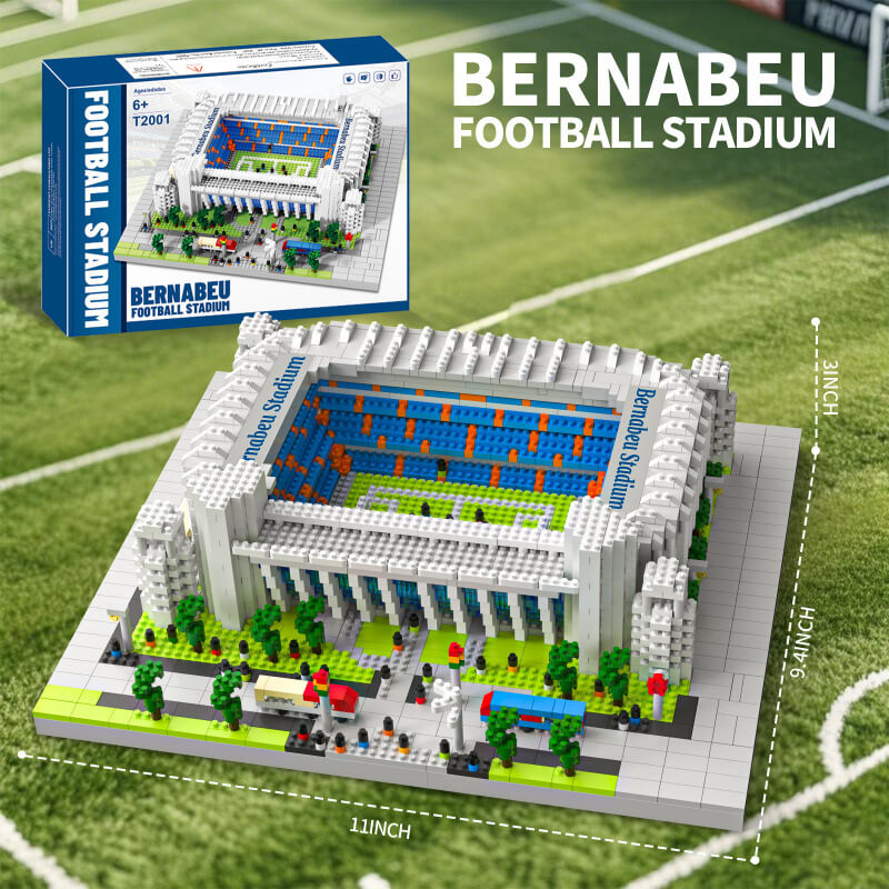 850pcs+ Building Blocks Soccer Ball Stadium with Ball Blocks Set Football Collecting Toys for Kids and Adults