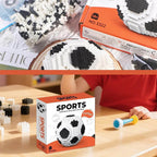 850pcs+ Building Blocks Soccer Ball Stadium with Ball Blocks Set Football Collecting Toys for Kids and Adults