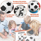 850pcs+ Building Blocks Soccer Ball Stadium with Ball Blocks Set Football Collecting Toys for Kids and Adults